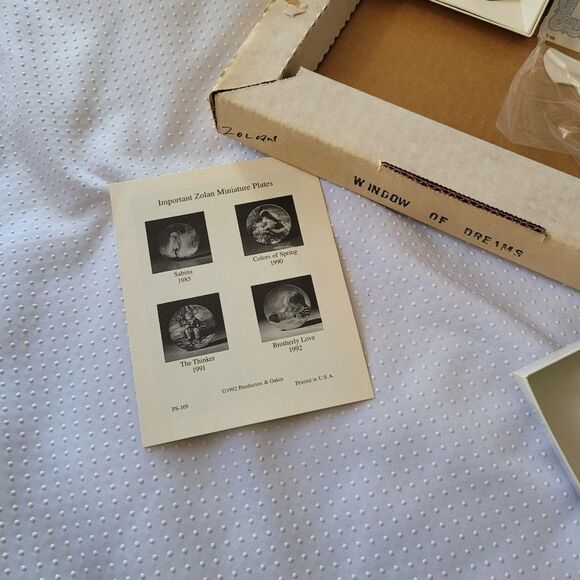 Rare Pemberton & Oaks "Window of Dreams" Vintage Mini Plate Collectible - Picture 6 of 7